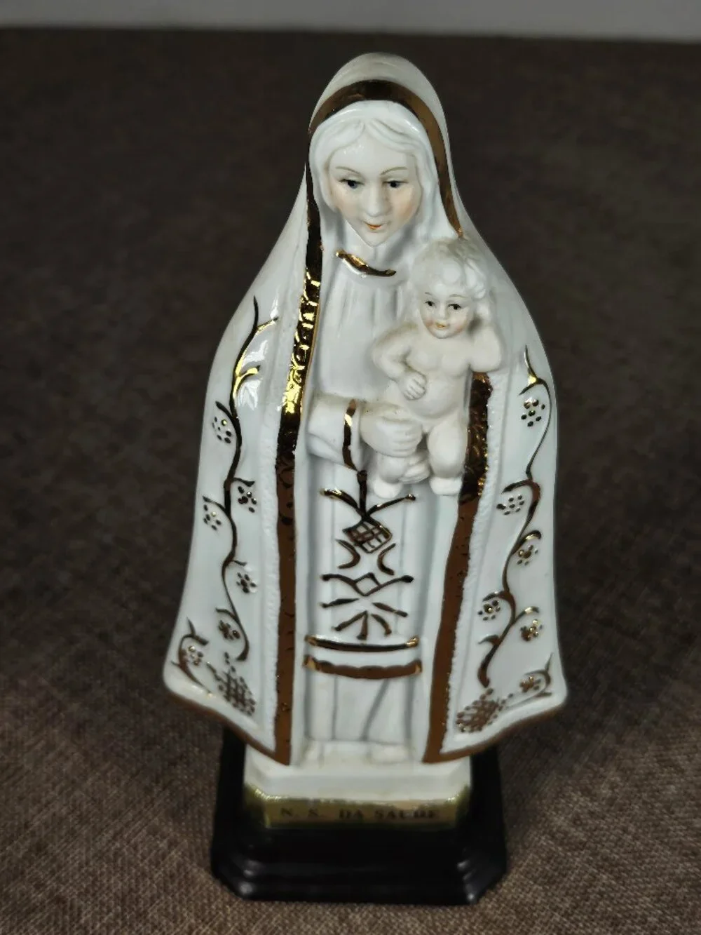 Nossa Senhora da Saude Porcelain Statue Our Lady of Health Madonna And Child